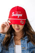 Ohio State Burns Bill Canvas Trucker Hat